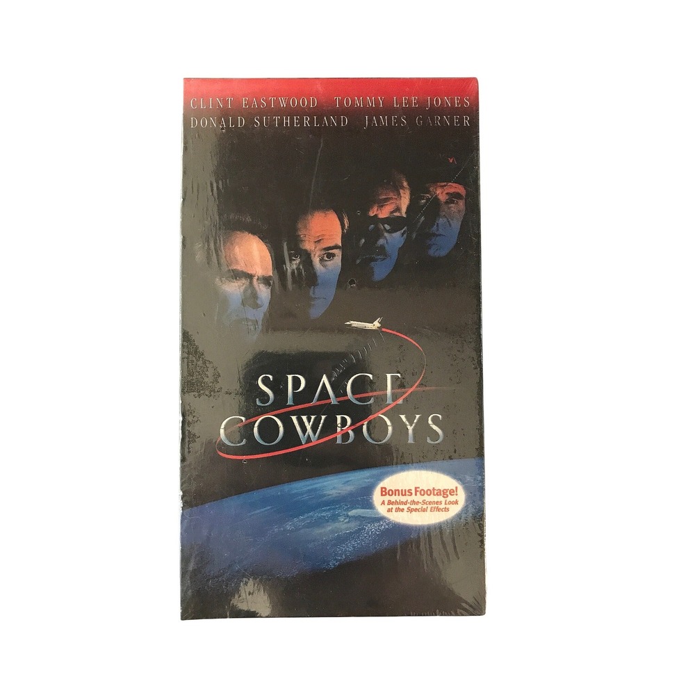 Space Cowboys VHS 2000 Clint Eastwood Tommy Lee Jones New Sealed NIP Movie